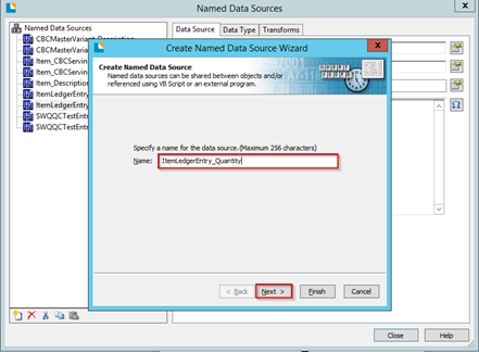 Add Named Data Sources to a BarTender Label Template