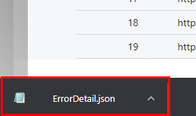 Error Message Log