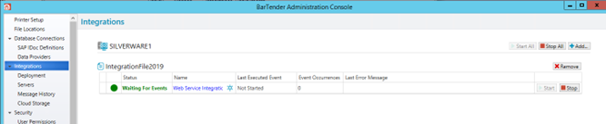 Export the BarTender Label Fields 